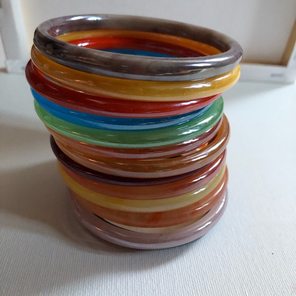 Colorful Bangle Bracelet Set
